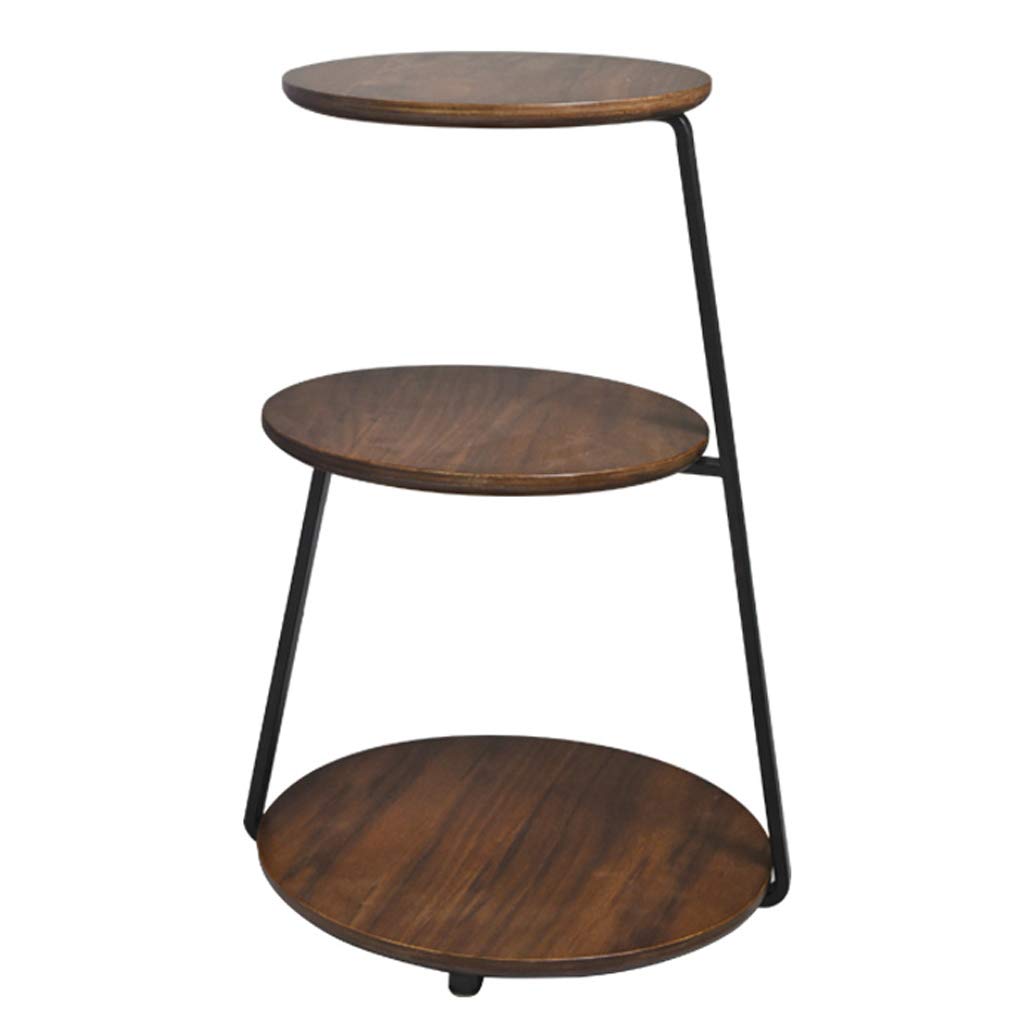 Table basse nordique en bois meuble de rangement 3 niveaux salon chambre