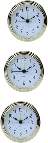 Amosfun 3 unids 78 reloj temporizador árabe decoración de viaje reloj de pared digital retro decoración digital alarma mini decoración cuarzo