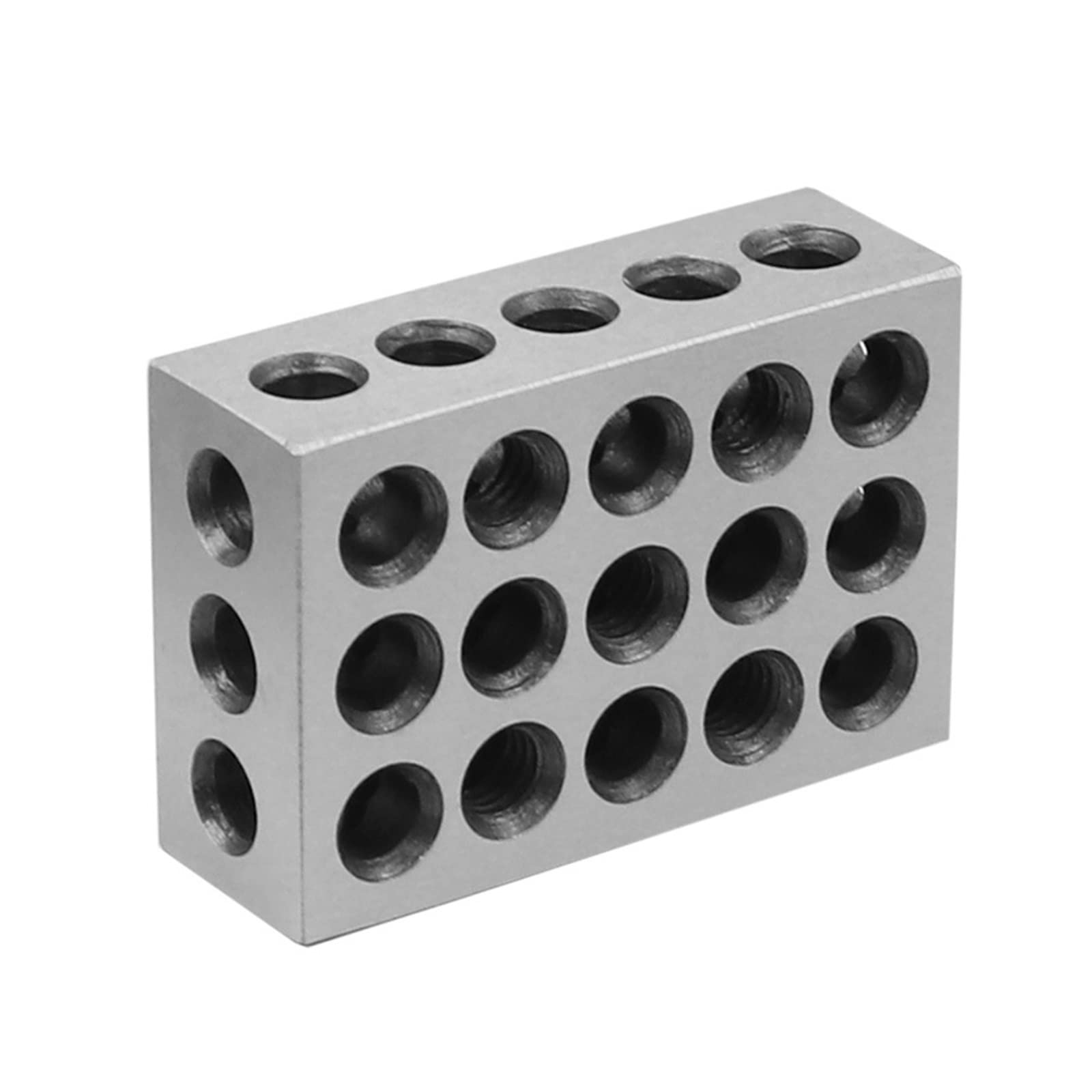 Zestaw płytek wzorcowych 2 SZTUK 23 Otwory Miernik Bloku Równoległe Mocowanie Stalowego Precyzyjnie Dopasowany Mechanik(2pcs 0.0002)