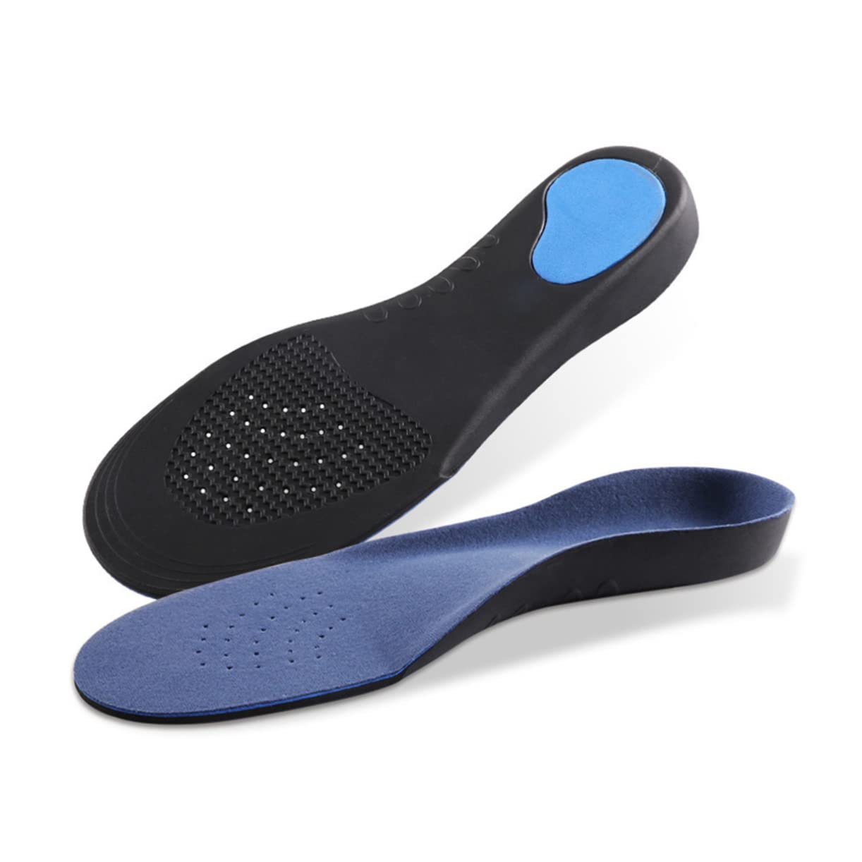 Gatuida Mens Arch Support Insoles Orthotic Inserts for Sneakers Foot Pads for Shoes Absorbing Foot Pad Cushioning Dark