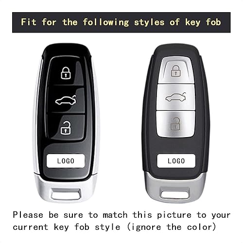 Miniatura 4 de TANGSEN Funda protectora de TPU rosa compatible con Audi A3 A6 A7 A8 E-Tron S3 S6 RS6 S7 RS7 Q7 SQ7 Q8 SQ8 3 4 botones entrada sin llave Accesorios