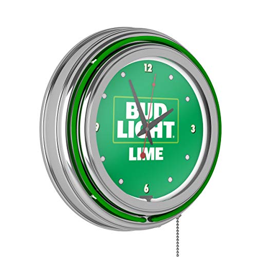 Bud Light Lime 14 Inch Neon Wall Clock #TOP30