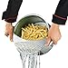 Best Utensils Pan Pot Spaghetti Strainer Premium Stainless Steel Pasta Kitchen Strainer Vegetables Colander & Drainer - Fits All Pots Up To 10 Inches