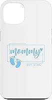 Vista 7 de Mommy Est 2026 Pregnancy Announcement Baby Boy Reveal Case for iPhone 17