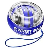 JIN BD Wrist Trainer Ball Auto-Start Gyroscopic Forearm Exerciser Gyro Ball for Strengthen Arms, Fingers, Grip and Muscles