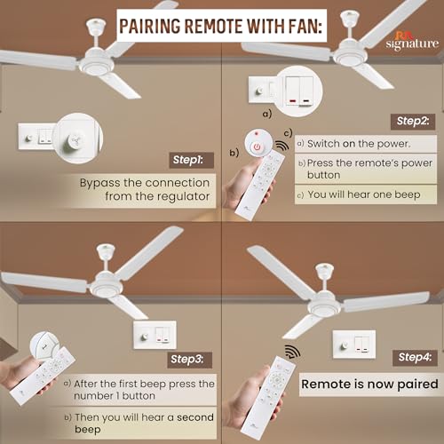 RR Store RR Josh BLDC 1200 mm Ceiling Fan White - Image 4
