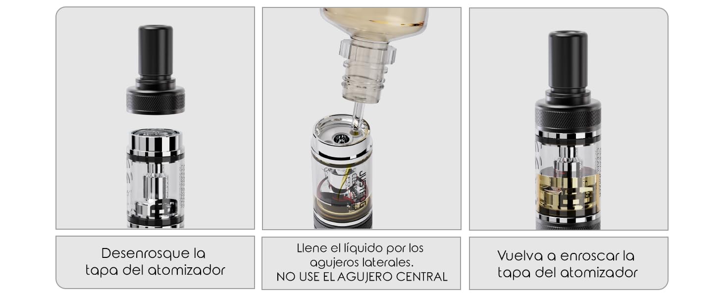 Justfog atomiseur Q16 PRO pour cigarette lectronique Justfog Q16/Q16 PRO,  tank de 1,9 ml, verre Pyrex, rsistance 1,6 Ohm incluse (Produit sans  nicotine) (Noir) : Amazon.fr: Autres