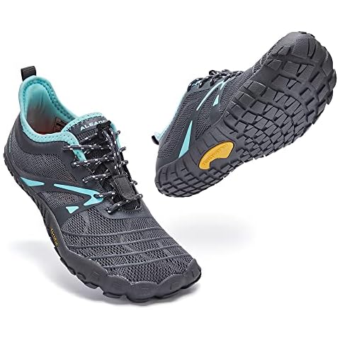SHOESBESTBUY Barfußschuhe Damen Traillaufschuhe rutschfest Fitnessschuhe Cover