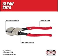 Vista 8 de Milwaukee 48-22-6104 Alicates de corte, 20, 40, 2.13 in L