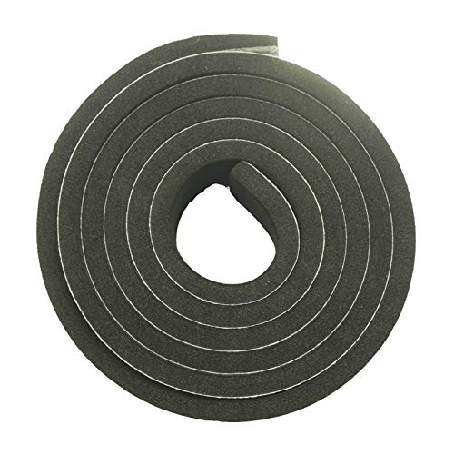 Universal – 60 cm – Espuma EVA autoadhesiva para tamaño de sombrero reductor de banda de sudor pegajosa – Inserto de sombrero – Relleno de sombrero negro