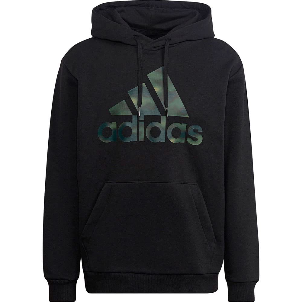 adidas Męska bluza z kapturem M Camo Hd, czarny, XL