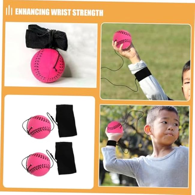 2pcs Wrist Return Elastic String Bouncy for Boy Girl and Adults Wrist Strength for Indoor and Outdoor Exercise Activities