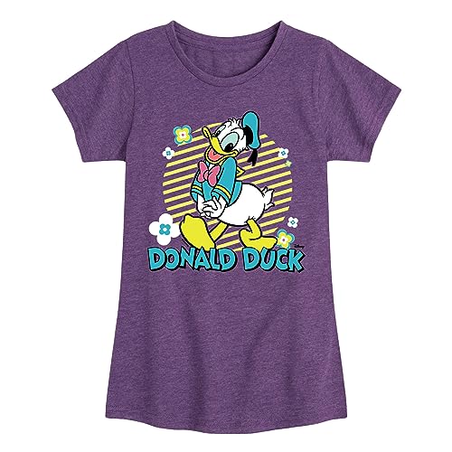 Disney - Donald Duck - Toddler & Youth Girls Short Sleeve Graphic T-Shirt