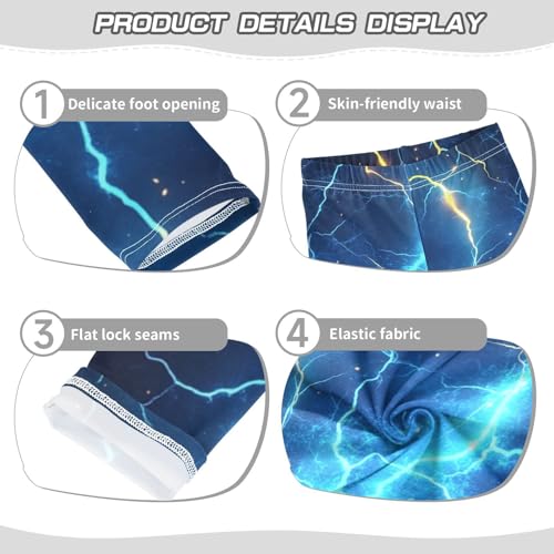 Boccsty Brown Snake Skin Girls Leggings Christmas Kids Yoga Pants Dance Active Tights 4T-10T3