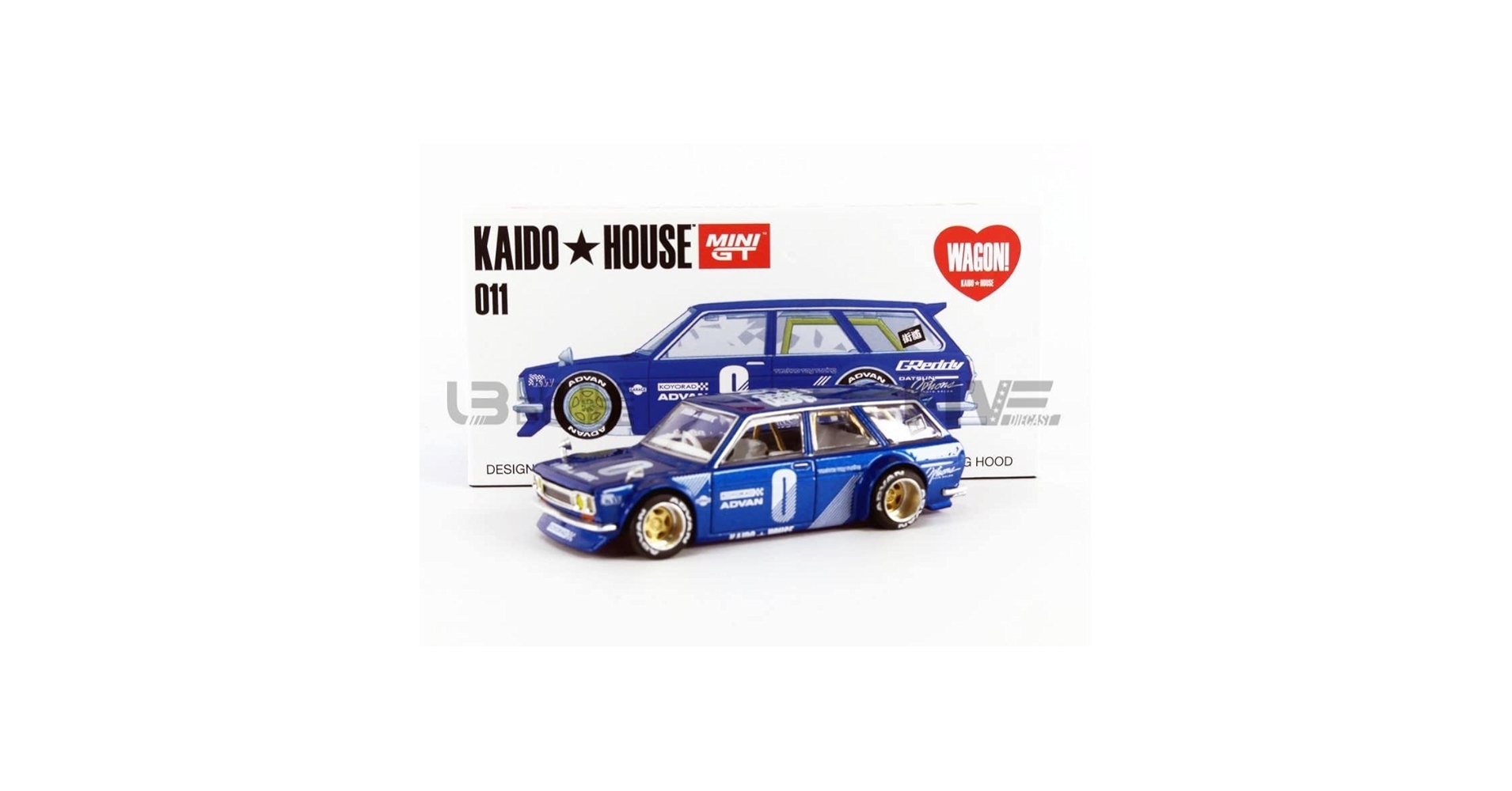 miniGT ダットサンKAIDO 510ワゴン　ブルー　開封品 miniGT ダットサンKAIDO 510ワゴン ブルー 開封品 miniGT