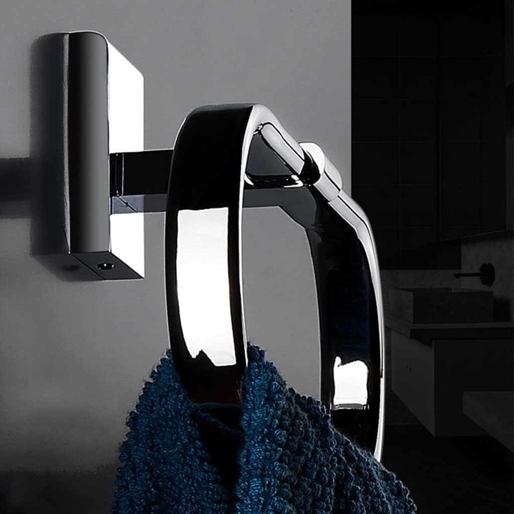LSLYTQ High-end All-Copper Towel Ring, Bathroom Small Size Towel Rack, Bathroom Light Luxury Toilet Towel Holder