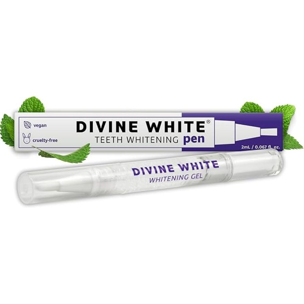 Snow Teeth Whitening Gel Pen with Brush Tip Applicator Includes 36 Carbamide Peroxide Compact Design Effective Travel Friendly