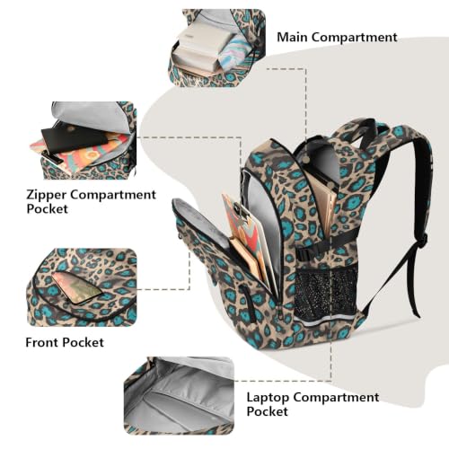 Mochila de negocios para oficina y viajes de fin de semana con estampado 5