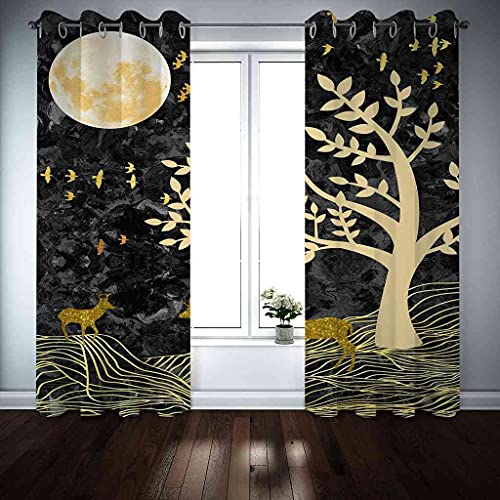 Rideaux occultants 100% polyester isolé thermique phonique 3D
