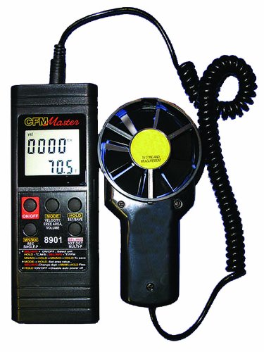 One-Day Sale: Up to 60% Off General Tools DCFM8901 Digital Two Piece Air Flow Meter with RS232 Output