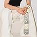 Elegant Glittering Crystal Wine Tote Bag, Stretchable Elasticated Wine Bottle Holder with Reinforced Handle, Sparkling Party Accessory Set for Bridal Shower, Anniversary & Luxury Event Gift Packaging