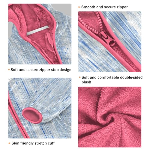 Linen Texture Stripe Dyed Sherpa Fleece Girls3