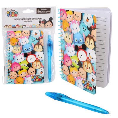 Disney – Peluche Tsum Tsum personajes – Bloc de notas con bolígrafo Combo