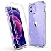 Produktbild ULAK Hülle Kompatibel mit iPhone 12/12 Pro, Clear Glitter Schutzhülle Sparkle Handyhülle TPU Bumper Transparent Stoßfest Case Cover für iPhone 12/iPhone 12 Pro 6,1 Zoll 2020 - Durchsichtig Glitzer
