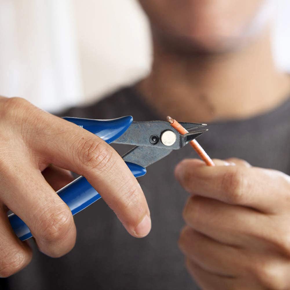 CYH 4 Pezzi Pinze per Taglierine di Precisione, Tronchesino dal Taglio Diagonali Tronchesi a Filo Diagonale, per l'industria Elettronica, Lavorazione di Gioielli, Modellismo Pinze per Bigiotteria