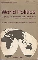 World politics;: A study in international relations, B0007E0XTW Book Cover