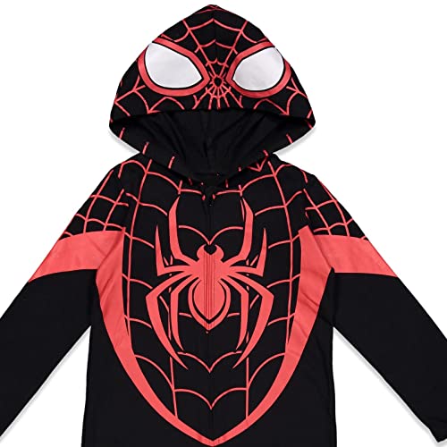 Marvel Spider-Verse Miles Morales Toddler Boys Zip Up Cosplay Coverall 4T - image 5