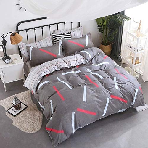 RONGXIE Red Flamingo bedding set bed line white Sheet Pillowcase Duvet Cover Sets Bedclothes set