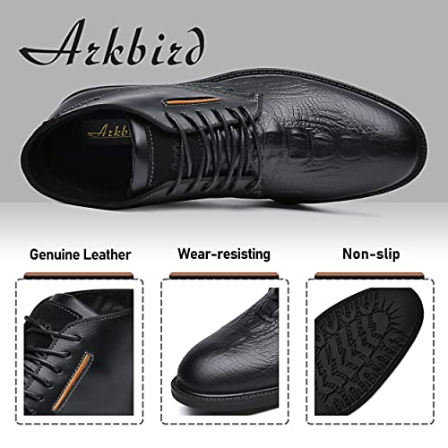 Image of Arkbird Men's Chukka Boots Genuine Leather Ankle Boot for Men Classic Casual Oxford Style Footwear
