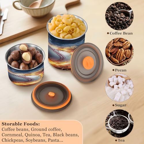 Contenedor hermético para café acero inox 900ml miniatura 5