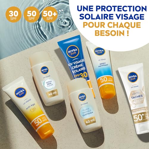 NIVEA SUN Fluide visage quotidien invisible UV SPF 50+ 40 ml - vue 10