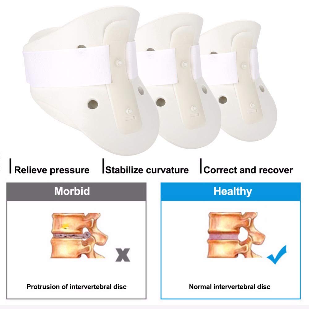 Cuello cervical transpirable para aliviar el dolor de cuello, apoyo ortopédico, recuperación de lesiones, cuidado postoperatorio