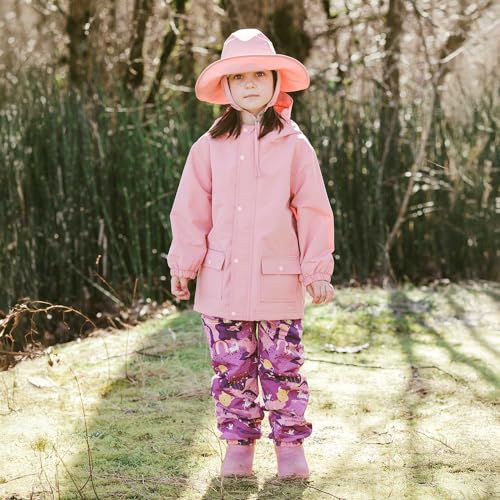 Image of JAN & JUL Waterproof Rain Pants for Girls, Lightweight and Breathable
