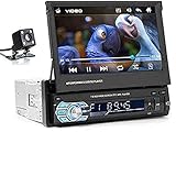 ♥ Bluetooth und USB - Dieses Produkt verfügt über ein eingebautes Bluetooth Mikrofon, das Freisprechen unterstützt. Unterstützt die Ausgangsleistung, kann Mobiltelefone oder andere USB Geräte aufladen.