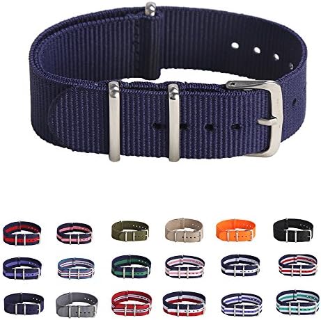 OWNITOW Premium NATO Watch Bands, Nylon Straps Width 16mm 18mm 20mm 22mm 24mm