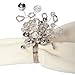 DII Christmas Thanksgiving Holiday Tabletop Décor Collection Decorative Napkin Ring Holder Set, 4