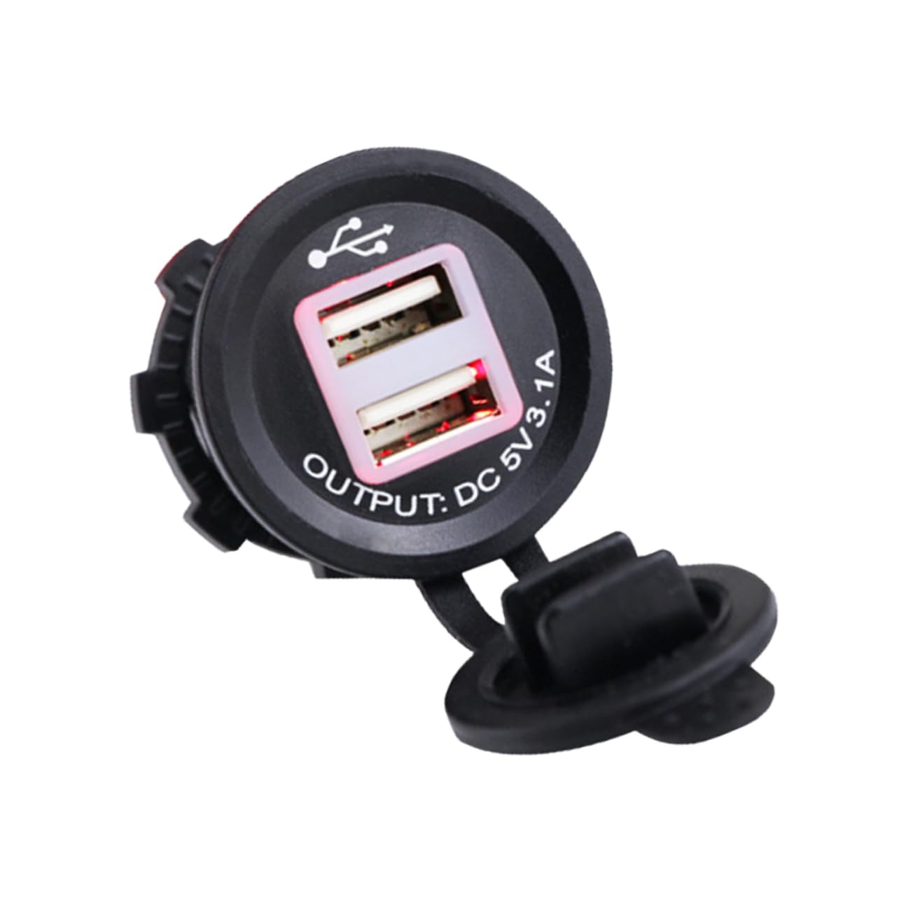 Anneome Caricabatterie Per Auto Usb Doppio Da 3 Pezzi 5v 31a Per Veicoli Da 12-24v Adatto Per Telefoni Cellulari E Tablet Marini