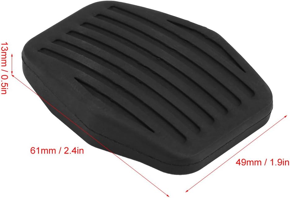 Brake Pedal Rubber, Automatic Pedal Cover Brake Clutch Pad Fit for Focus MK2 CMAX Kuga 1234292 3M512457CA