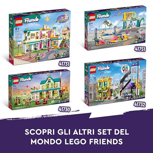 Friends La Scuola Internazionale di Heartlake City, Giochi per Bambine e Bambini da 8 Anni con Edificio Modulare, 5 Mini Bamboline, Personaggi 2023 e Accessori, Idee Regalo di Compleanno 41731 - Lego - Immagine 8