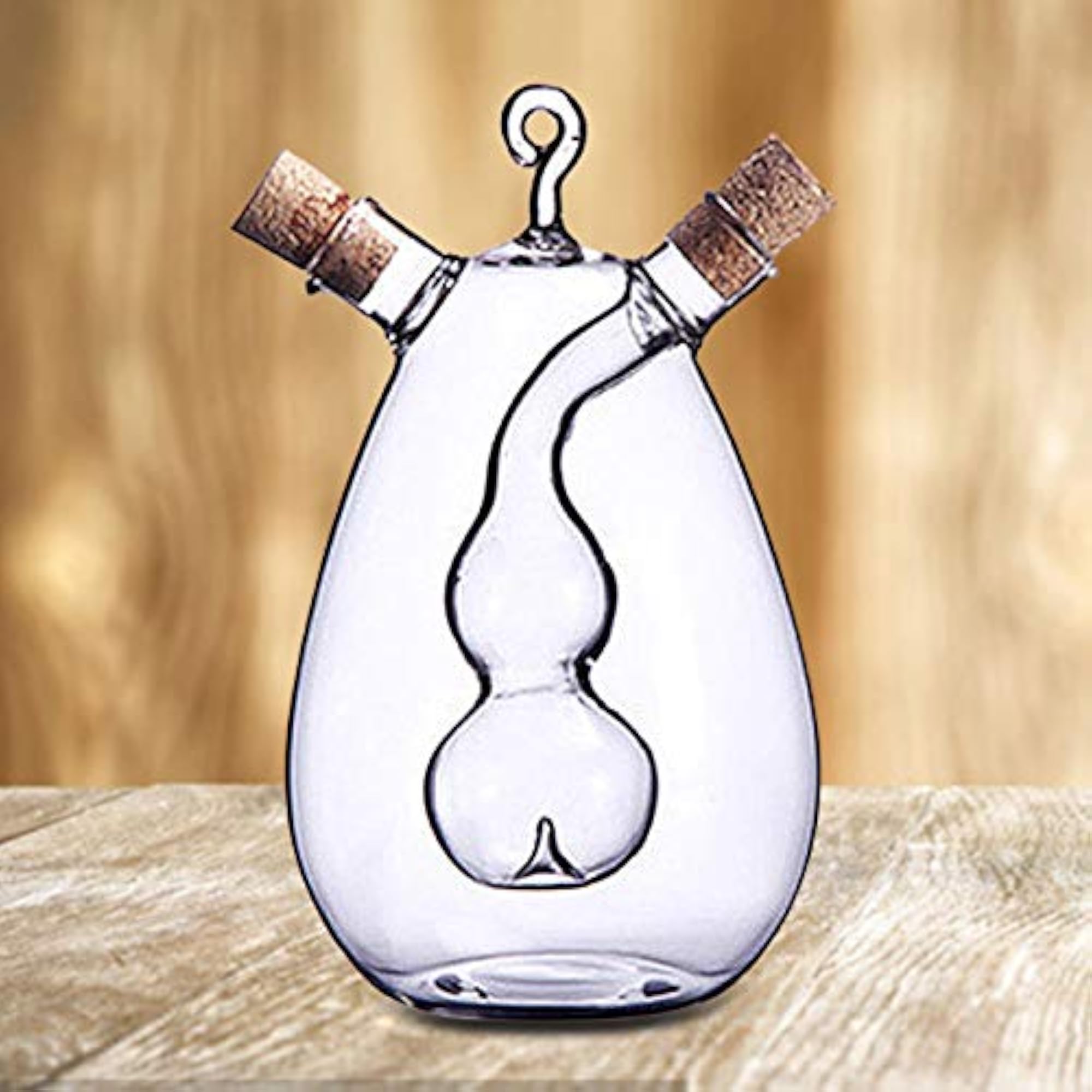 Glass Oil Pot, Anti-leak Transparent Storage Container