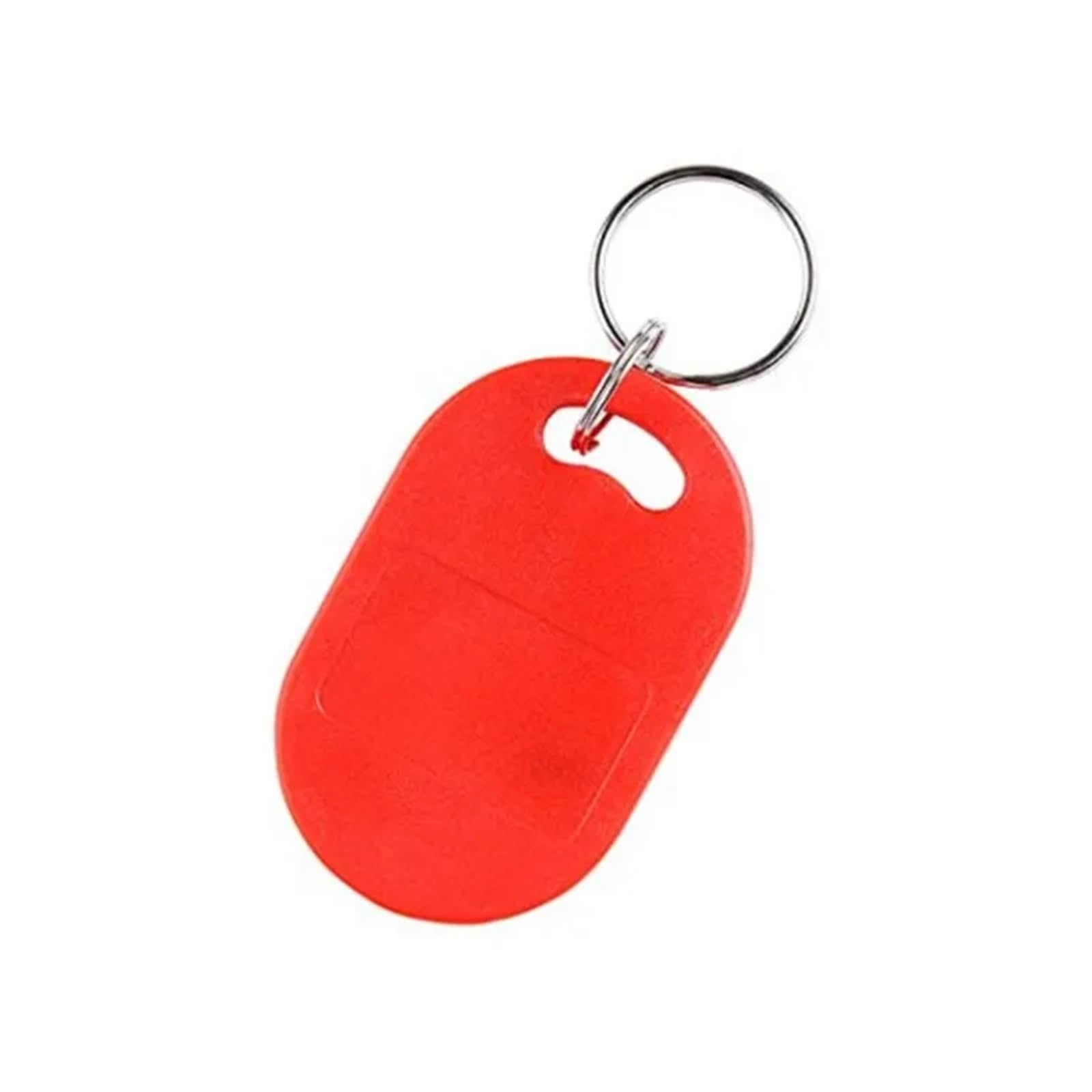 5Pcs Dual Frequency RFID Keyfob 125Khz EM4100 and 13.56Mhz 1K Chip Keychain Keys Ring Read Only Red Blue Yellow(5pcs red)
