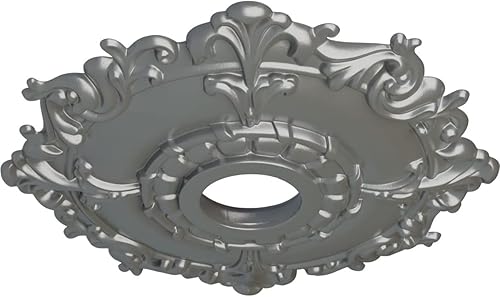 Miniatura 82 de Ekena Millwork CM18RL medallón de techo Riley de 18 in (diam. ext.) x 3 1/2 in (diam. int.) x 1 1/2 in, CM18RL
