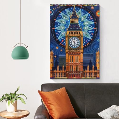 Toile Londres premium impression haute définition grand format 50x75 - 4