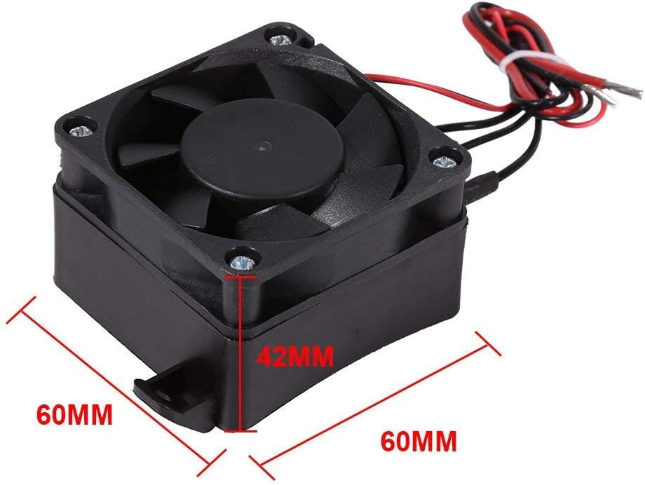 Fdit PTC Car Fan Air Heater for Small Room Space (12V 100W)