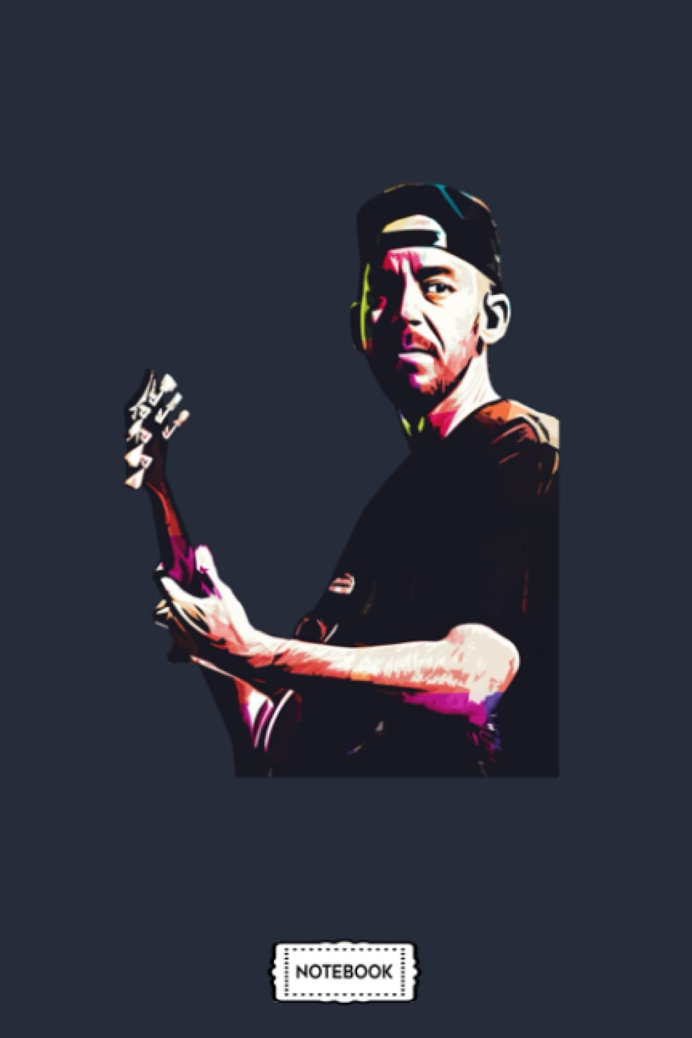 Mike Shinoda A51413 Notebook: Matte Finish Cover, 6x9 120 Pages, Diary, Journal, Lined College Ruled Paper, Planner