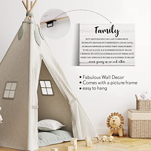 Rustic-Family-isnt-Defined-Canvas-Painting-Framed-Wall-Art-Decor-for-Living-Room-Bedroom-Home-Funny-Farmhouse-Family-Quote-Canvas-Poster-Print-Present-115×15-inches Rustic Family isnt Defined Canvas Painting Framed Wall Art Decor for Living Room Bedroom Home Funny Farmhouse Family Quote Canvas Poster Print Present 115×15 inches